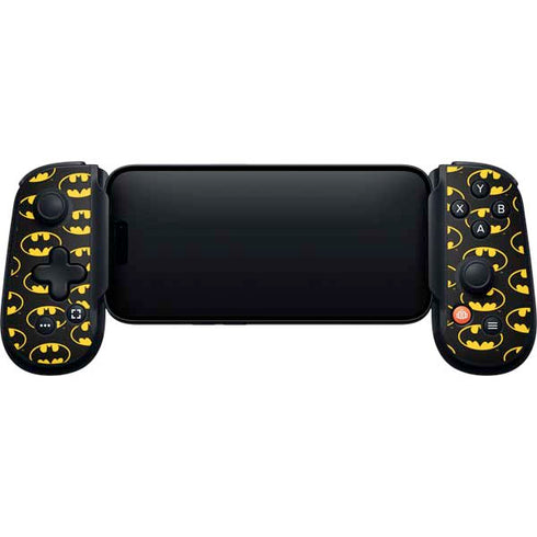 DC Comics Batman Logo Pattern Backbone One for iPhone Game Controller Skin